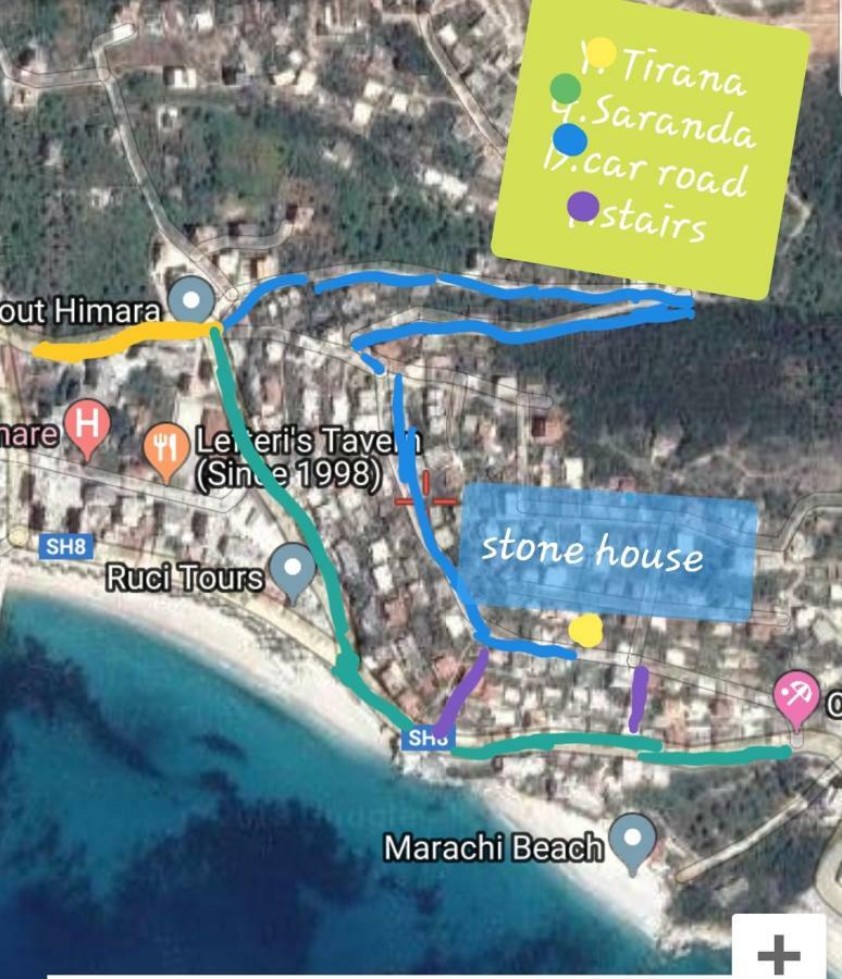Stone House Himare Exterior foto